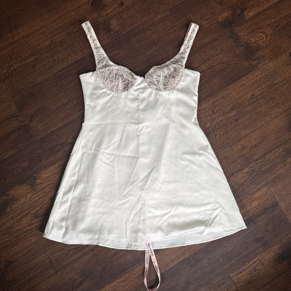 House of CB Cream Lace Dress